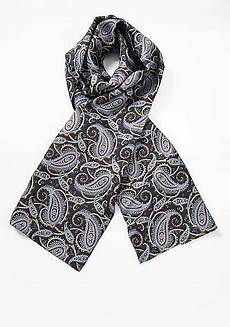 Blue Silk Scarf