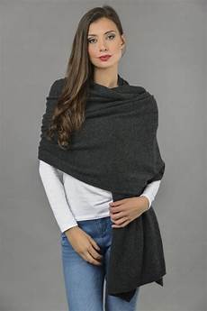 Grey Cashmere Scarf