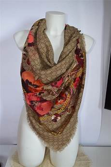 Gucci Floral Scarf