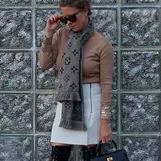 Lv Logomania Scarf