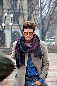 Mens Black Scarf
