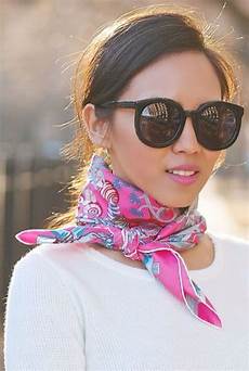 Pink Silk Scarf